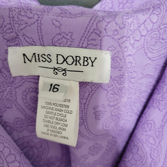 Purple tank dress with matching suit jacket - Picture 4 of 11